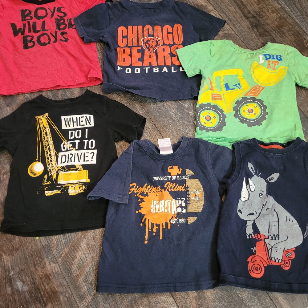 Assorted 2T Lot 6 Shirts 2 Shorts